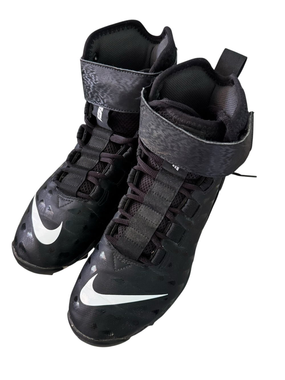 Nike Force Savage Shark 2 Football Cleats Men's 8 Black AQ7722-001